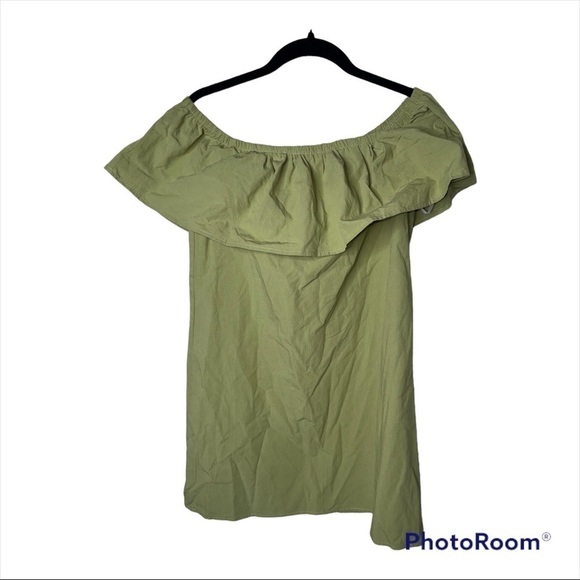 Lulus Pistachio Green Off Shoulder Ruffle Mini Dress XS Summer Casual NWT Cute - Picture 8 of 13